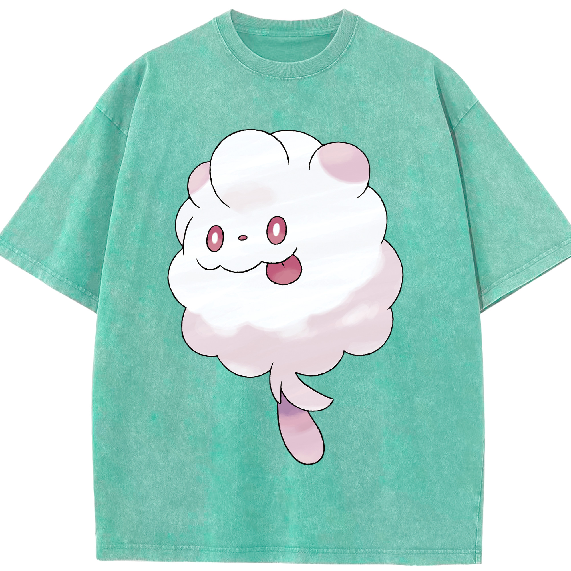 （画像用） ポケットモンスター Pokémon 綿100% ヴィンテージ風 半袖Tシャツ（フロントプリント）